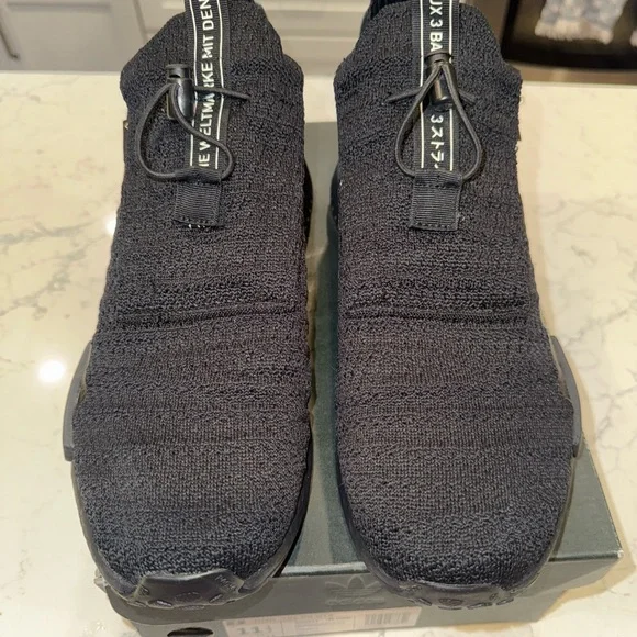 Adidas NMD R1 Triple Black Sneakers - Picture 4 of 5